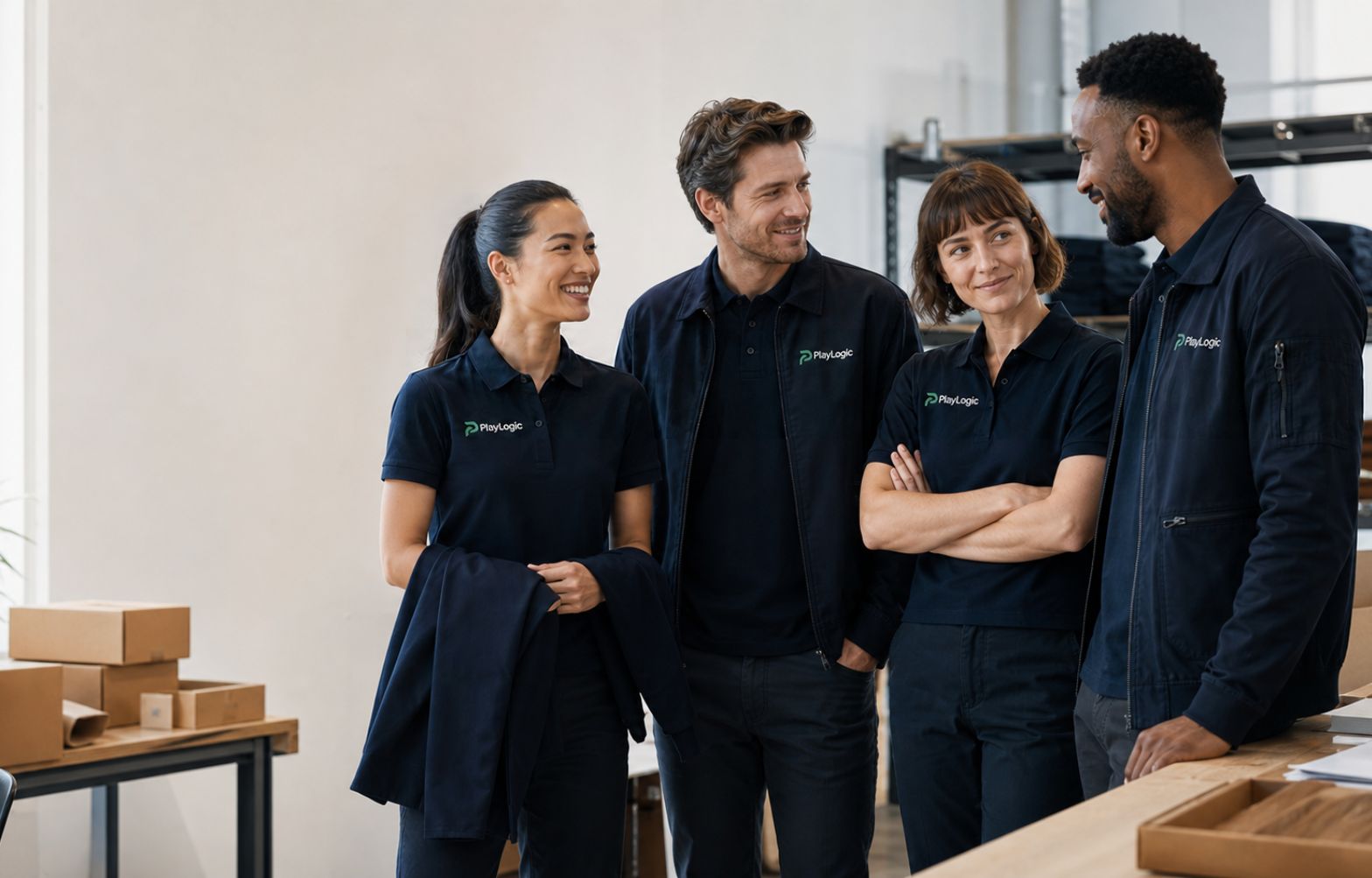 Business apparel for staff and field teams